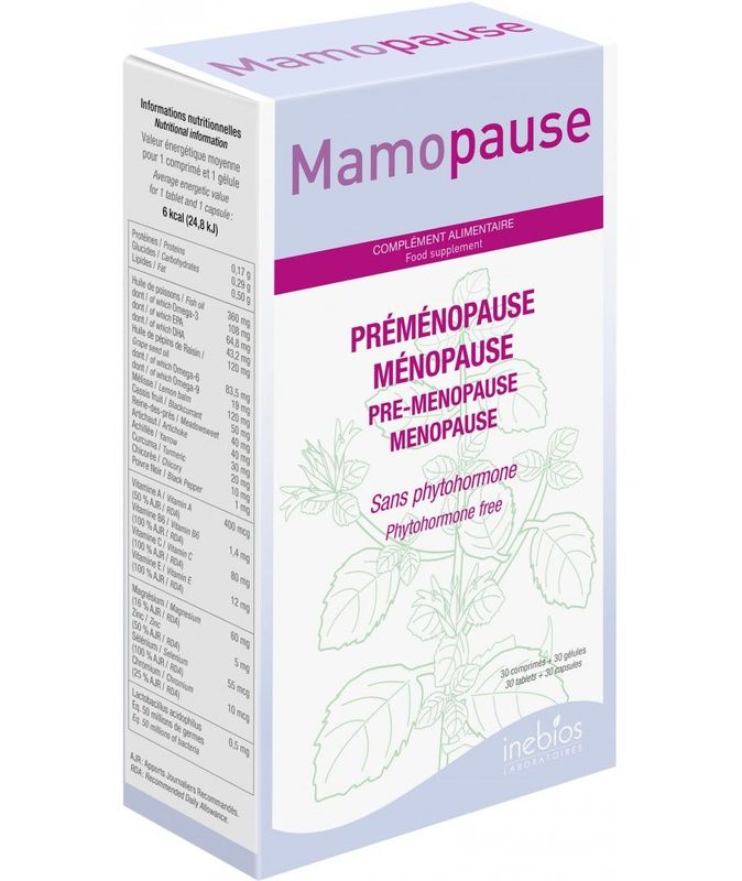 Mamopause 30 comprimés 30 capsules