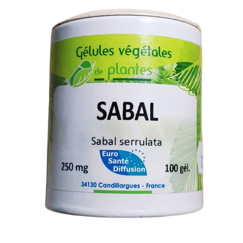 sabal serrulata palmier nain 100 gélules végétales herberie cousin wiame