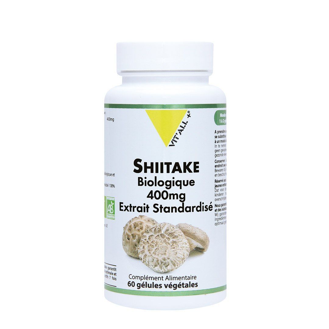 Shiitake 60 gélules bio Shiitake 60 gélules bio