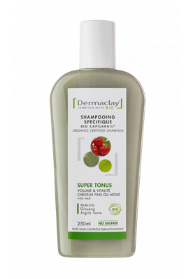 hampooing super tonus bio 250 ml cheveux fins volume sans sulfate