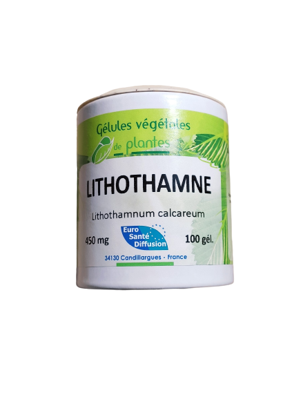 lithothamne 100 gélules lithothamnum calcareum complement alimentaire algue calcium magnesium naturel