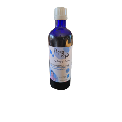 Phycocyanine 100 ml Phyco Peps extrait liquide de spiruline française riche en phycocyanine