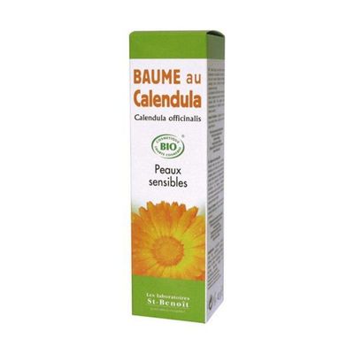 Baume au Calendula bio 40 g Baume au Calendula Bio 40 g Laboratoires Saint Benoit soin cosmétique bio au souci officinal