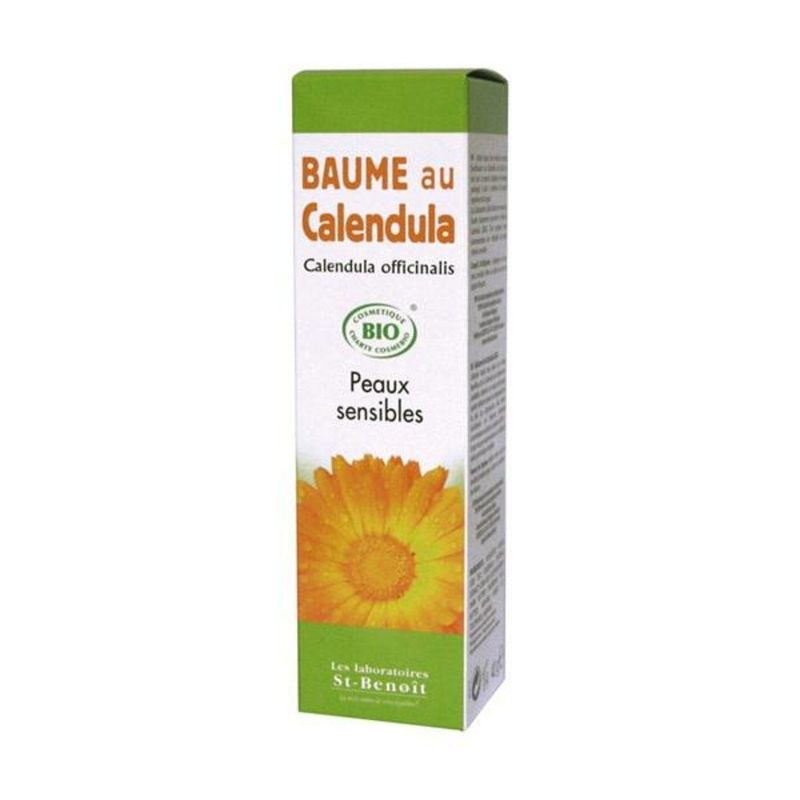 Baume au Calendula Bio 40 g Laboratoires Saint Benoit soin cosmétique bio au souci officinal