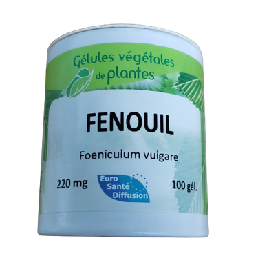 fenouil 100 gelules foeniculum vulgare poudre graines complement alimentaire naturel