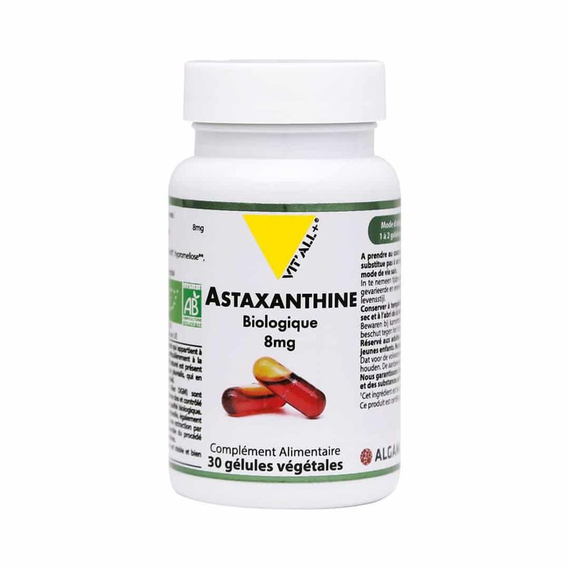 Astaxanthine Bio 8 mg 30 gélules astaxanthine bio 8 mg 30 gelules haematococcus pluvialis bio