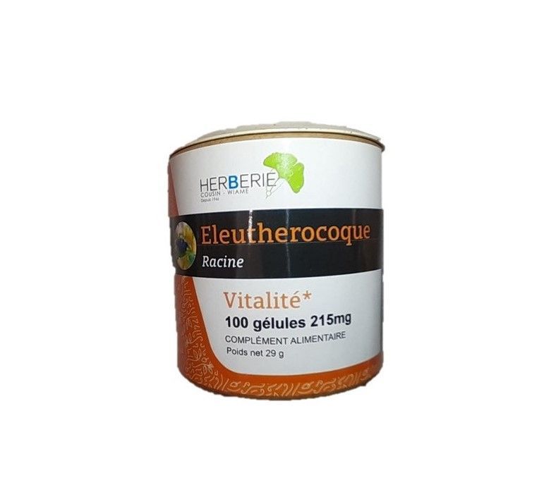 Éleuthérocoque 100 gélules eleutherocoque 100 gelules ginseng siberien vitalite energie plante adaptogene naturel