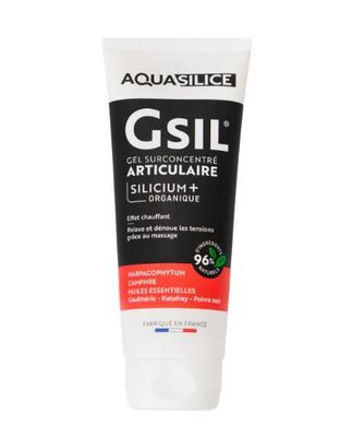 gsil 200 ml gel articulaire chauffant silicium harpagophytum gaultherie massage sportif naturel