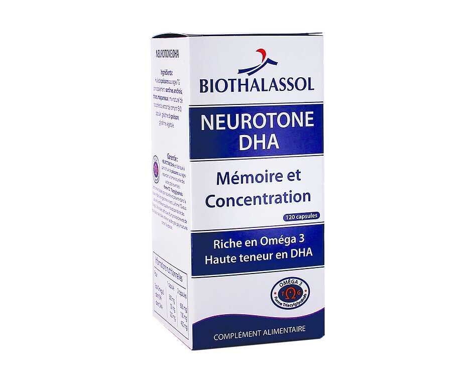 Neurotone 120 capsules neurotone omega 3 dha epa huile poisson capsules 120 complement alimentaire herboristerie cousin wiame wattrelos.