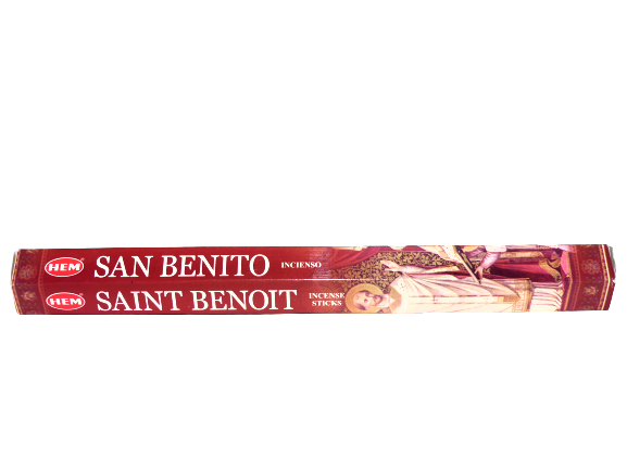 Encens Saint Benoît 20 bâtonnets encens parfum doux ambiance apaisante méditation intérieur