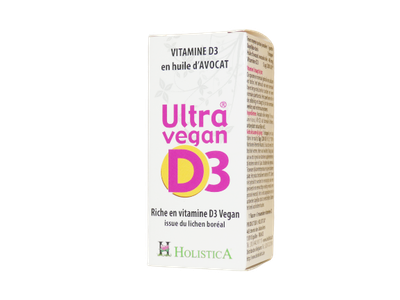 d3 ultra vegan gouttes vitamine d3 lichen boreal huile avocat flacon 8 ml complement vegetal