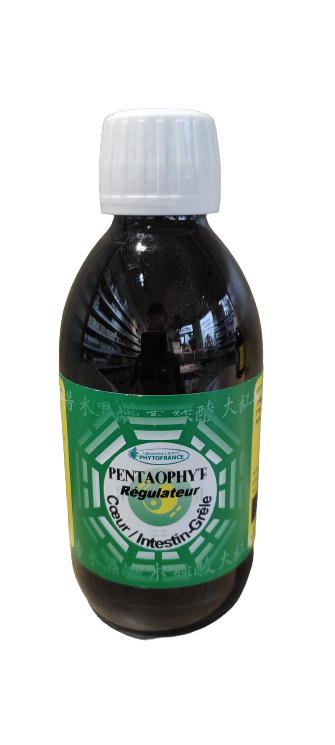 Régulateur Cœur/Intestin-Grêle 250 ml Bio Regulateur coeur intestin grele 250 ml bio Pentaophyt cassis lavande melisse verveine marjolaine Herboristerie Cousin Wiame.