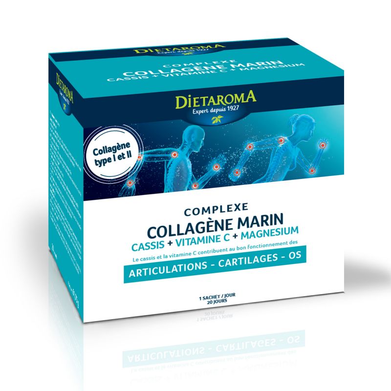 Complexe Collagène Marin 20 sachets complexe collagene marin 20 sachets collagen type 1 2 acerola cassis complement alimentaire herboristerie cousin wiame.
