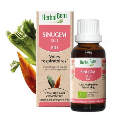 sinugem herbalgem 30 ml charme aulne cassis eglantier gemmotherapie herboristerie cousin wiame wattrelos.