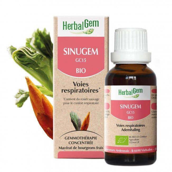 sinugem herbalgem 30 ml charme aulne cassis eglantier gemmotherapie herboristerie cousin wiame wattrelos.