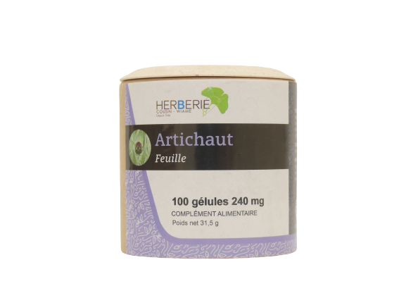 Artichaut (100 gélules) artichaut 100 gélules cynara scolymus feuilles digestion naturel complement alimentaire