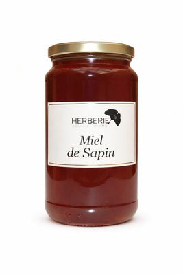 miel sapin 500 g abies alba miel de miellat fonce boise intense france