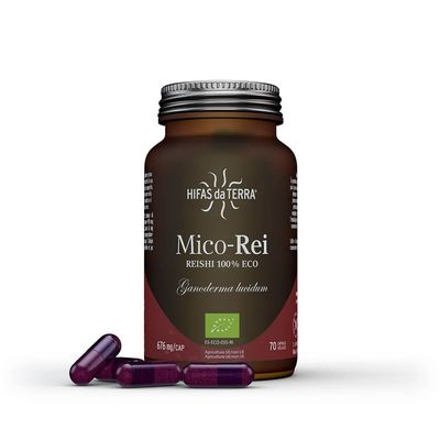 mico rei reishi ganoderma lucidum gelules bio glucanes triterpenes 70 capsules