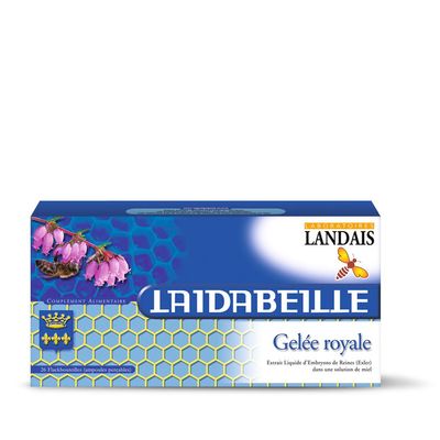laidabeille 26 ampoules gelée royale miel acacia exler complément alimentaire bio format unidose