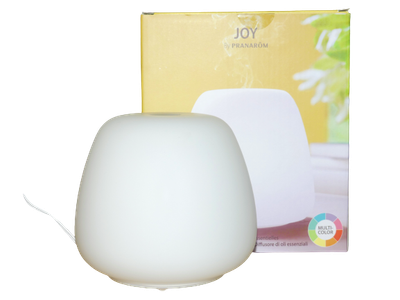 diffuseur joy ultrason huiles essentielles led verre blanc herberie cousin wiame