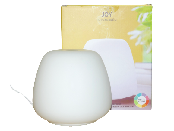 diffuseur joy ultrason huiles essentielles led verre blanc herberie cousin wiame