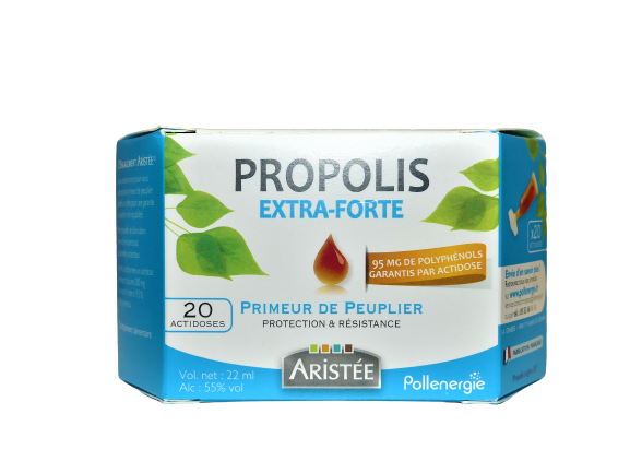 propolis extra forte 20 doses actidoses liquide 20 pourcent polyphenols complement naturel