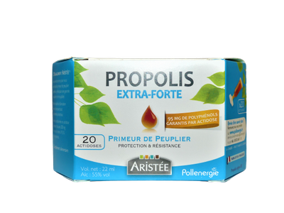 propolis extra forte 20 doses actidoses liquide 20 pourcent polyphenols complement naturel