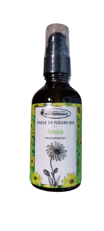 huile arnica bio 50 ml arnica montana huile fleurs massage naturel cosmetique bio