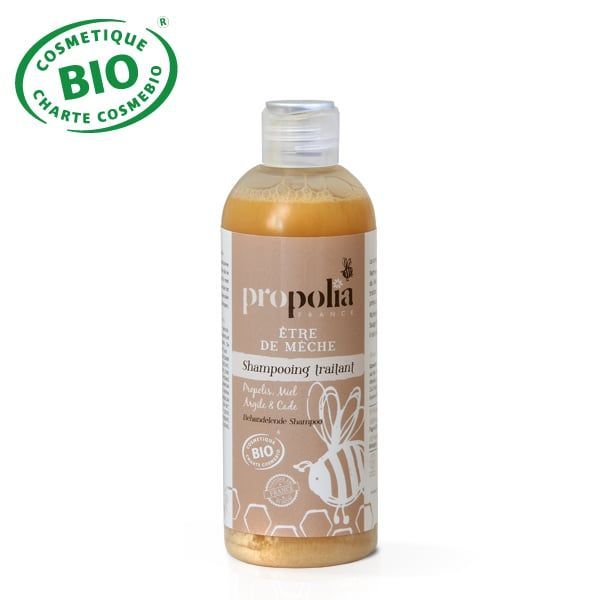 shampooing traitant propolis miel argile cade propolia 200 ml bio cuir chevelu sensible
