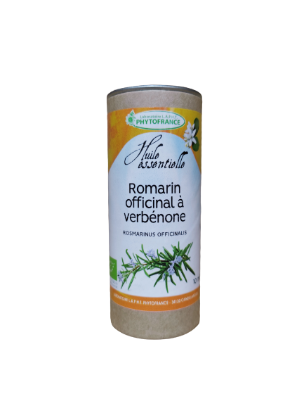 Romarin officinal à verbénone 10 ml Bio huile essentielle romarin à verbénone bio rosmarinus officinalis 10 ml herberie cousin wiame