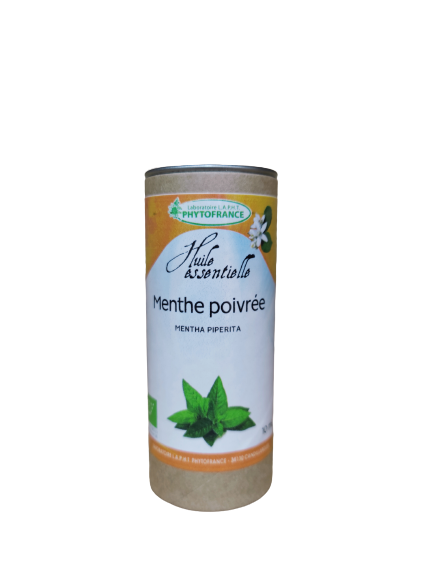 menthe poivree 10 ml mentha piperita huile essentielle bio menthol frais aromatique