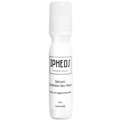 Sérum Contour des Yeux 15 ml rose de Damas grenade acide hyaluronique soin regard hydratant bille rafraîchissante bio COSMOS 