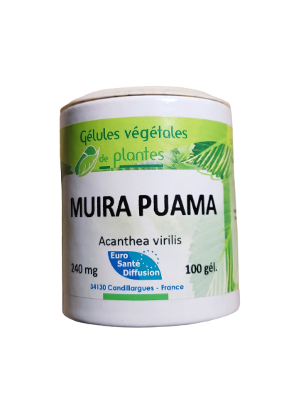 muira puama 100 gelules acanthea virilis complement alimentaire plante amazonienne vitalite