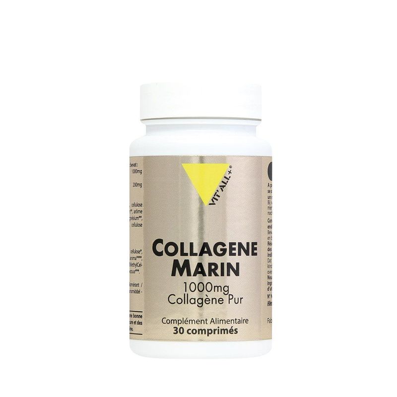collagene marin 30 comprimes vitall plus vitamine c peptides bioactifs