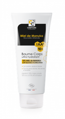 baume corps miel de manuka iaa 10 200 ml bio hydratant peau seche sensible