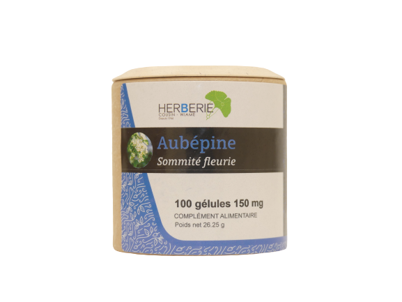 aubepine 100 gelules crataegus monogyna sommites fleuries complement naturel coeur relaxation