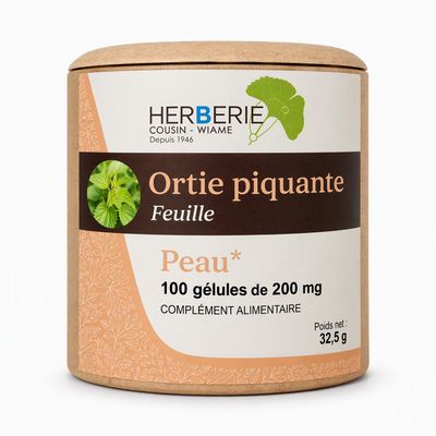 Ortie Piquante Feuille 200 mg – 100 gélules Ortie Piquante Feuille 200 mg – 100 gélules