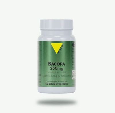Bacopa 250 mg 60 gélules bacopa 250 mg 60 gelules bacopa monnieri vitall plus