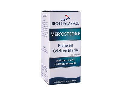 Mer'Ostéone 120 comprimés mer osteone lithothamne calcium moules huitres spiruline complement alimentaire herboristerie cousin wiame wattrelos.