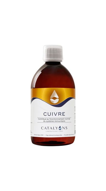 cuivre 500 ml oligo element liquide ionise complement naturel cuivre citrate