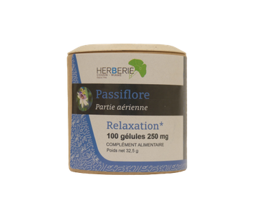 Passiflore 100 gélules passiflore 100 gelules passiflora incarnata sommeil detente plante naturelle complement