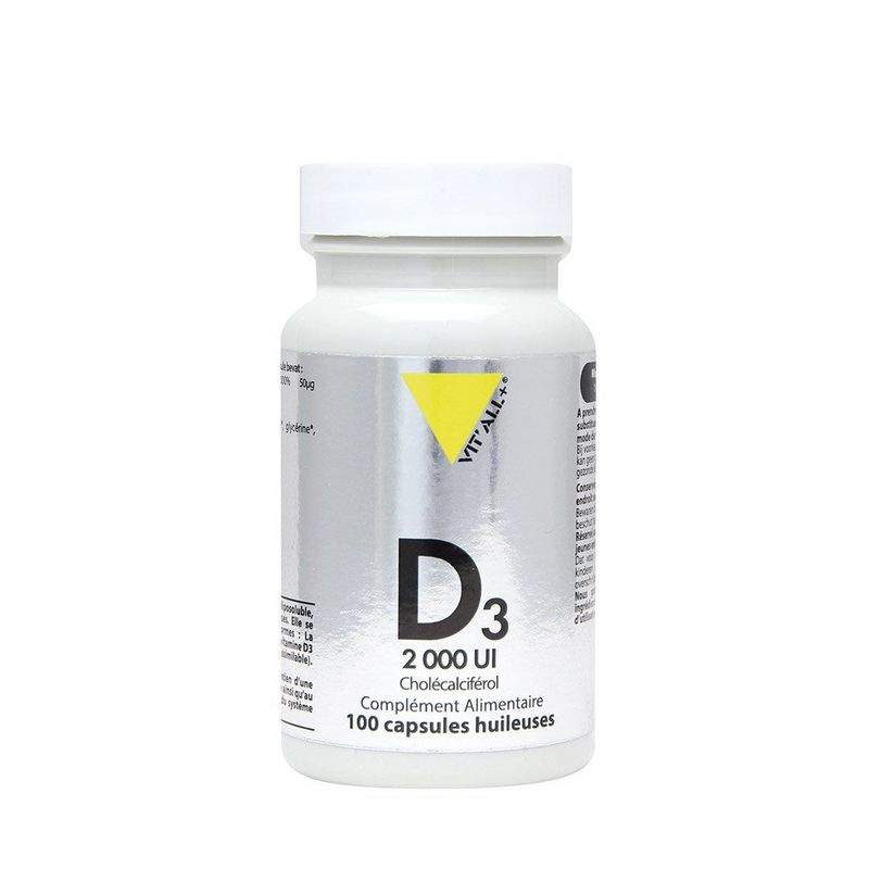 vitamine d3 2000 ui 100 capsules cholécalciférol complement alimentaire