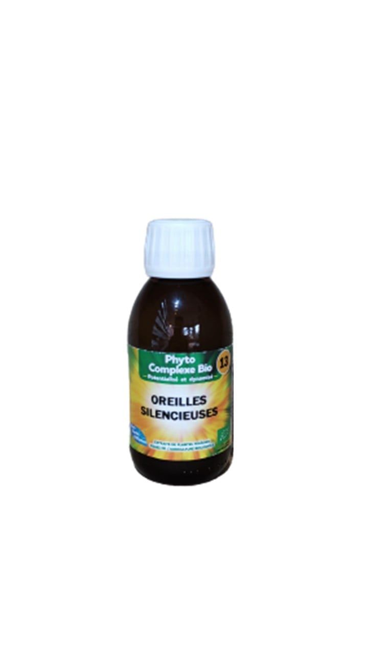 Oreilles silencieuses 125 ml Bio complexe plantes oreilles silencieuses bio 125 ml extrait fluide ginkgo aubepine olivier