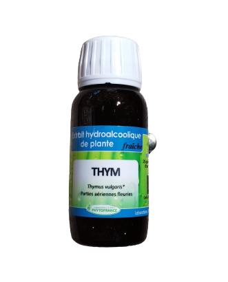 Thym 60 ml Bio thym bio extrait hydroalcoolique 60 ml herberie cousin wiame