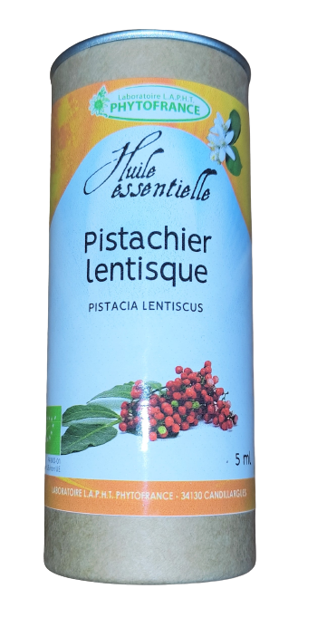 huile essentielle lentisque pistachier bio 5 ml pistacia lentiscus aromatherapie naturelle massage dilution