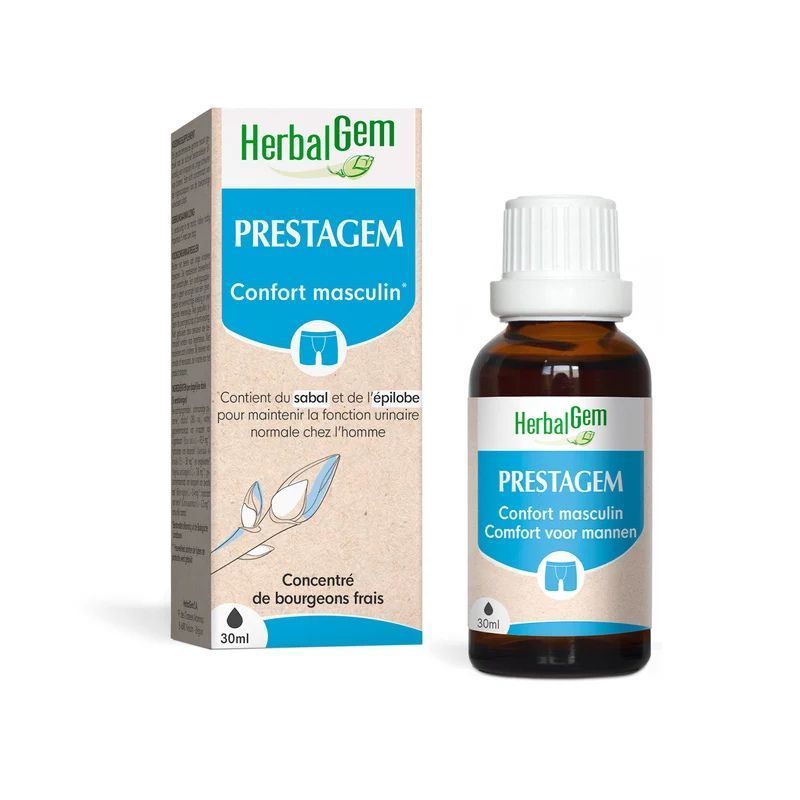 Prestagem Bio HerbalGem – Confort masculin – 30 ml Prestagem Bio HerbalGem – Confort masculin – 30 ml