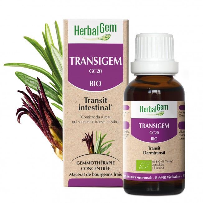 transigem herbalgem 30 ml complexe gemmotherapie sureau romarin gingembre chicoree herboristerie cousin wiame wattrelos.