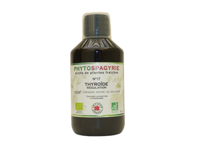 Fonction Thyroïdienne 300 ml Bio Fonction Thyroidienne Bio 300 ml complément alimentaire fucus noyer cresson ail des ours bio