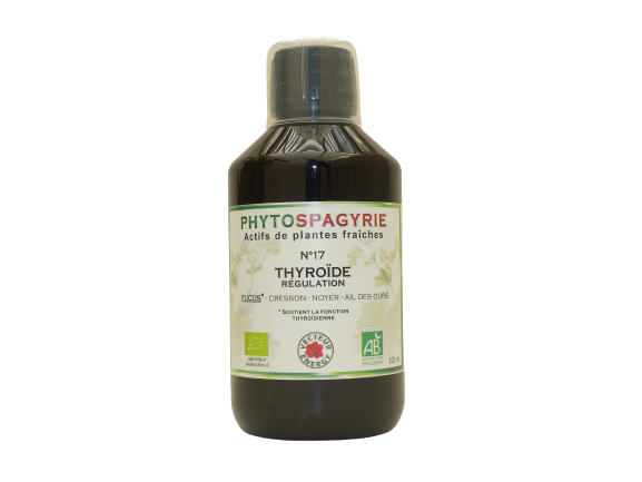 Fonction Thyroïdienne 300 ml Bio Fonction Thyroidienne Bio 300 ml complément alimentaire fucus noyer cresson ail des ours bio