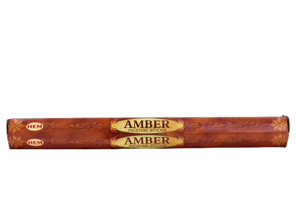 Encens Ambre 20 bâtonnets encens parfum chaud boisé ambiance relaxation intérieur